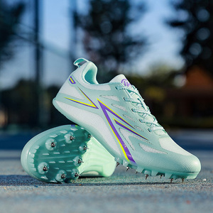 Chaussures de course à pointes unisexes, professionnelles, pour les courses de moyenne et longue distance, antidérapantes, pour l'entraînement au saut, chaussures d'athlétisme - Product Image 1