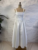 OUDINA Nouvelle Robe de Soirée Élégante Vintage en Satin à Col Halter Coupe A-line Grande Taille pour Femmes