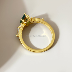 Unique Coffin <b>Moss</b> <b>Agate</b> Engagement <b>Ring</b> Set 2pcs Natural Coffin Kite <b>Moss</b> <b>Agate</b> <b>Ring</b> Set for Women - Product Image 3