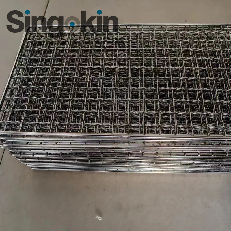 100 micron aço inoxidável fio malha filtro tela personalizado aço inoxidável churrasco fio rack churrasco malha