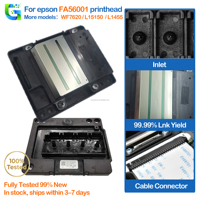 FA56001 Penggantian Printhead untuk Epson WorkForce WF-7620 WF-7610 WF-7720 WF-7210 L1455 L15150 L15158 Kepala Cetak 100% Diuji