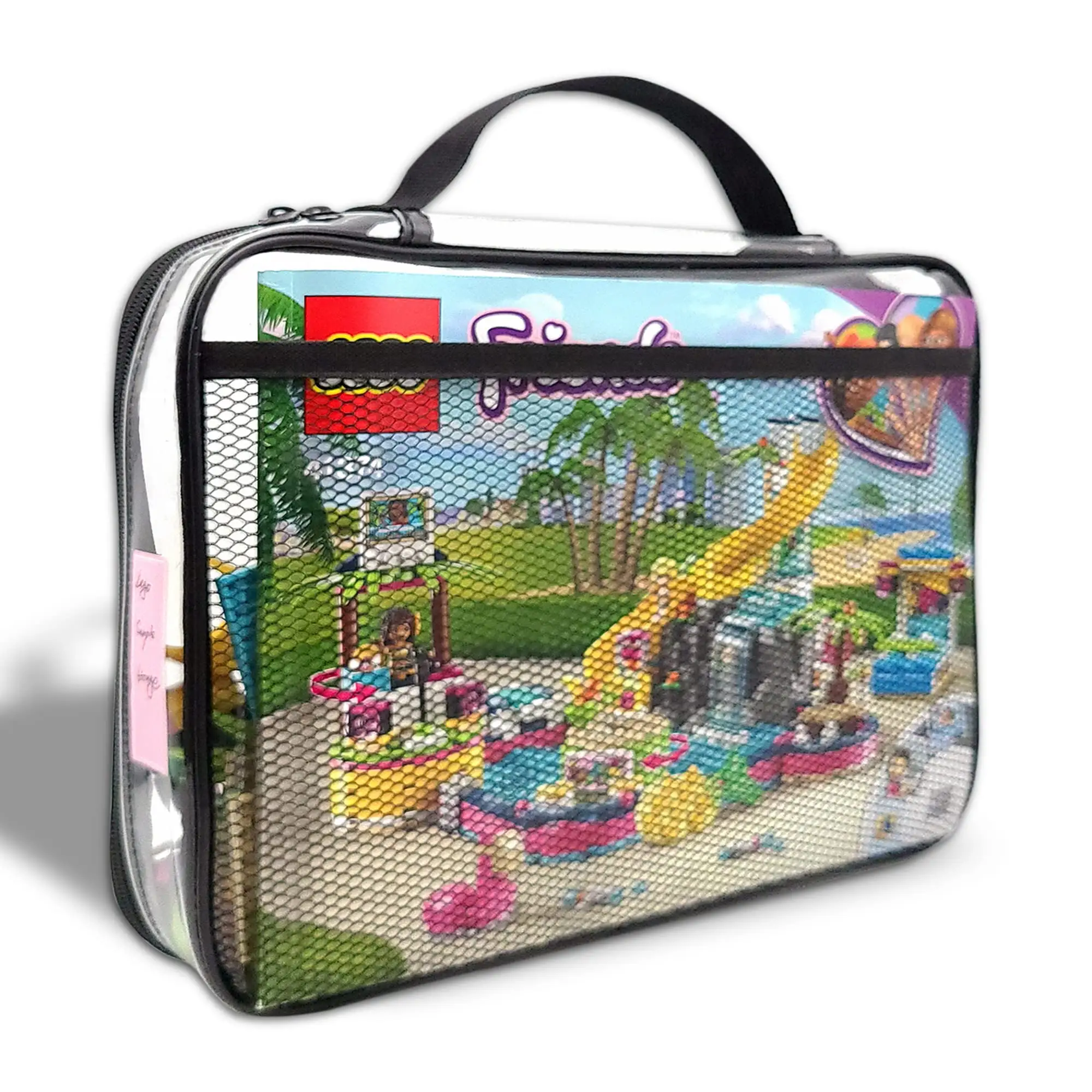 Transparante Pvc Rits Blokken Set Speelgoed Klei Opslag Organizer Case Kids Speelgoed Opbergdoos Doorzichtig Speelgoed Waterdichte Opbergzakken