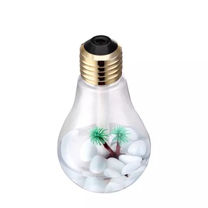 400 ML <span class=keywords><strong>Bulb</strong></span> Ultrasone Luchtbevochtiger, draagbare <span class=keywords><strong>LED</strong></span> Kleur Nachtverlichting <span class=keywords><strong>Led</strong></span> Geurverspreider - Product Image 1