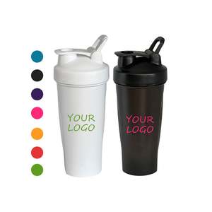 Botella Mezcladora Deportiva de Plástico PP de 400 ml y 600 ml con Logotipo Personalizado al por Mayor, para Gimnasio, Deportes, Proteínas, Regalo Promocional - Product Image 1