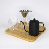Vente en gros de haute qualité Tasses à café goutte à goutte à main Ensembles de pots Filtre Cafetière turque Ensemble de service de café