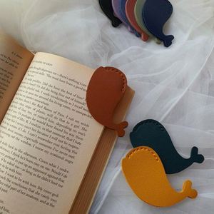Marcapáginas de Cuero con Forma de Delfín, Marcador Creativo para Libros, Diarios, Marcapáginas para Amantes de los Libros, Estudiantes, Divertido Sujetador de Páginas - Product Image 2