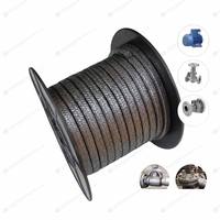 Emboutissage tressé en graphite HS862 renforcé de fil Inconel, emballage haute pression pour pompes et vannes