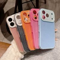 Étui de protection haut de gamme en TPU incrusté de diamants, anti-traces de doigts, design tendance, transformation instantanée pour 16 Pro