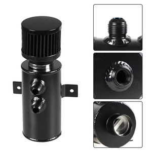 Xuzhong Oil Catch <b>Can</b> 0.75L Aluminum Alloy With <b>Air</b> Filter An10 Connector For Car Modification - Product Image 3