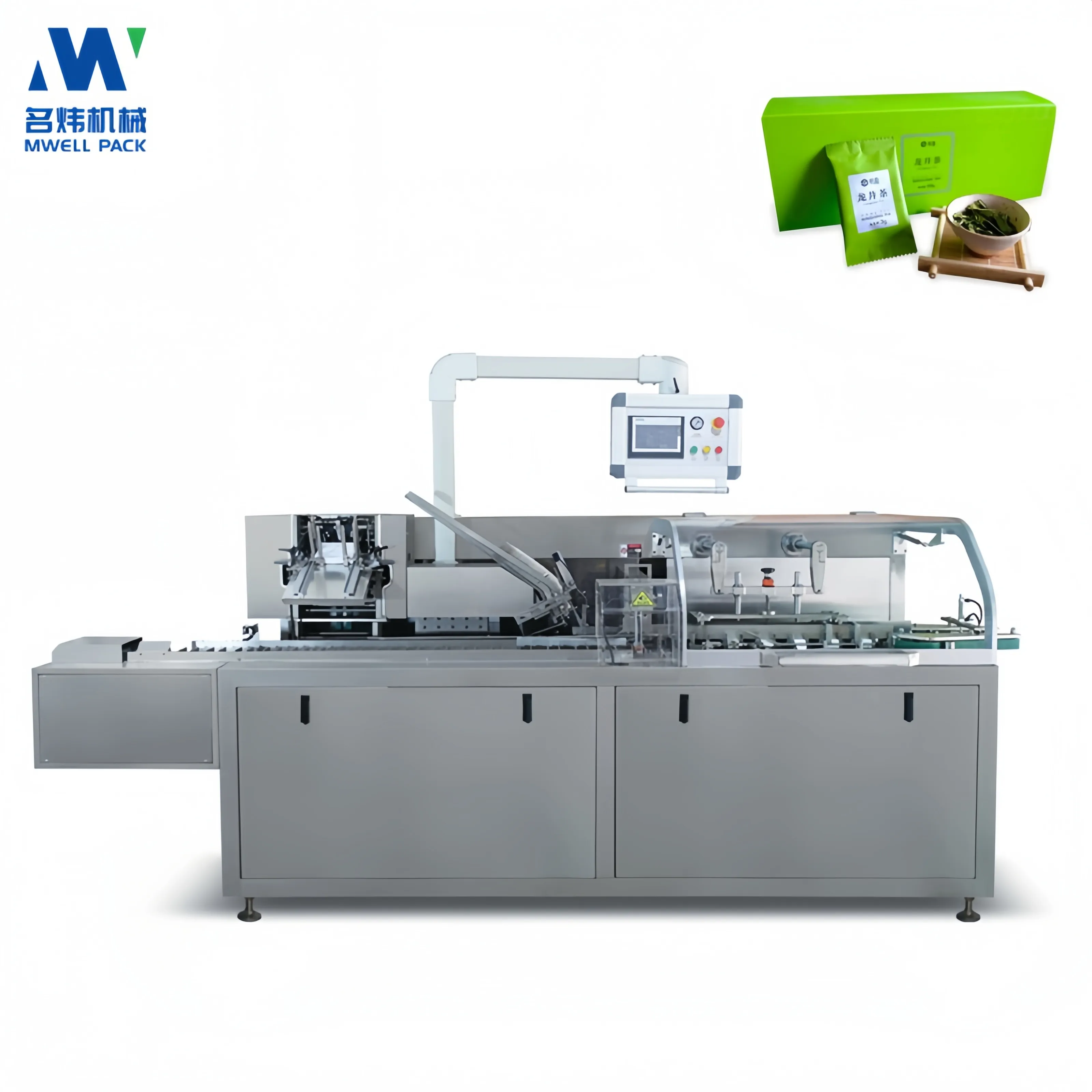 China Fabriek Automatische Pil Blister Cartoning Machine Karton Verpakkingsmachine