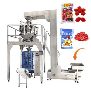 Fully Granule Food Snack Bag auto packing machine dates pouch heat sealing filling and weighing machine