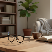 Gafas Inteligentes con Cámara de 8MP, Llamadas de Voz Multifunción, Reconocimiento de Objetos en Video, Traducción en Tiempo Real, Botón Táctil 8K UHD #   W611