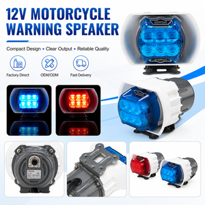 Altoparlante per sirena da moto Senken CJB56DM 12V, allarme di emergenza, clacson potente per veicoli di soccorso e moto - Product Image 4