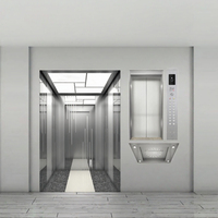Ascenseur Passager Haut de Gamme pour Résidences et Espaces Commerciaux, en Acier Inoxydable, Fonctionnement Fluide, Idéal pour le Secteur Immobilier