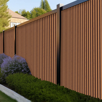 Estructura estable Resistencia al impacto Impermeable Madera Plástico WPC Paneles de pared Valla Personalizado Instalación rápida Co Extrusión