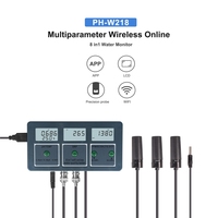 Moniteur de PH intelligent Tuya WiFi multi-paramètres 8 en 1 testeur numérique de qualité de l'eau surveillance à distance sans fil en ligne TDS EC mètre