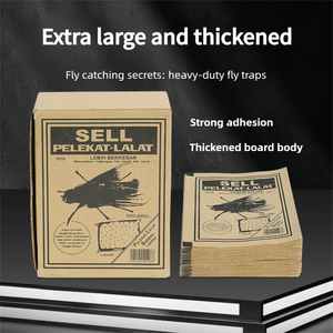 10 Pezzi/Sacchetto OPP Trappola per Mosche Usa e Getta in Carta Kraft Sicura e Igienica con Controllo Fisico per Ristoranti, Panetterie e Caffetterie - Product Image 3