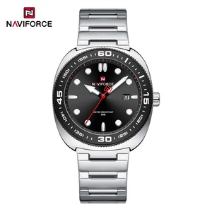 NAVIFORCE NF9250 Top Brand Fashion Business Quartz Men's Watch Stainless Steel Waterproof Sports <b>Clock</b> Men's Watch - Product Image 1