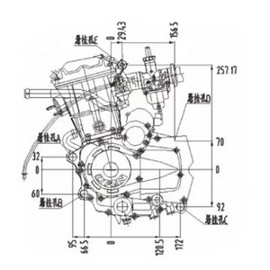 Motores de motocicleta CQJB <span class=keywords><strong>133cc</strong></span> pit bike motor mini bike motor - Product Image 2