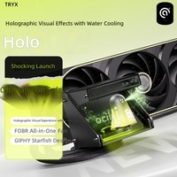 Refroidisseur liquide TRYX HOLO 360ARGB avec effets visuels holographiques ARGB, application pour boîtier d'ordinateur 4 broches