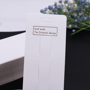 Mode Bracelet cheveux boucle d'oreille <span class=keywords><strong>pince</strong></span> à cheveux personnalisé imprimé logo <span class=keywords><strong>papier</strong></span> porte-carte emballage boucle d'oreille carte pour l'affichage - Product Image 3