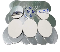 Couvercles d'induction en aluminium découpés de 24 mm et 36 mm avec membrane d'étanchéité et carton pour bouteilles en plastique