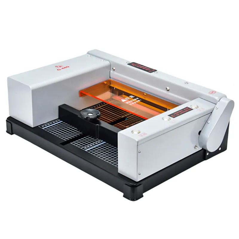 Cortadora de papel eléctrica RAYSON, máquina automática de corte de libros fotográficos de cartón, de 2, 0, 2, 0