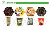 Sachets Doypack imprimés en héliogravure 200g/500g avec fenêtre transparente et fermeture éclair refermable pour aliments et friandises pour chiens et chats (recyclables)