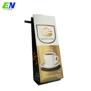 Bolsas de plástico impresas con logotipo personalizado para embalaje de alimentos, refuerzo lateral, bolsas de café turco - Product Image 2