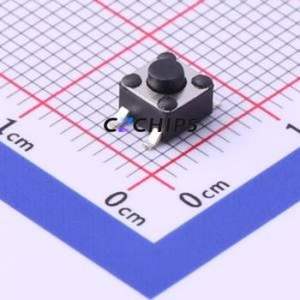 TS-1009S-AR03816 Tactile Switch SMD-4P,4.5x4.5mm Switch Single Pole Single Throw Round Button 1.6N Vertical Mount - Product Image 1