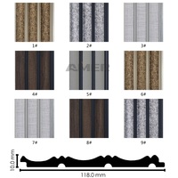 300mm Easy Pack Cannelé Insonorisé Pvc Marbre Pu Intérieur Décoratif Autre Pierre Intérieur 3d Ps Wpc Pvc Panneaux Muraux