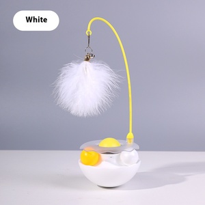 Juguete para Gatos, Varita Giratoria, Plato Giratorio para Gatitos con Bola de Menta, Juguete para Gatos que se Autoentretenen y Alivian el Aburrimiento - Product Image 1