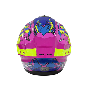 ZoomLon nuevo modelo LED luz trasera visera doble antiniebla DOT certificado <span class=keywords><strong>Casco</strong></span> Casque fabricante <span class=keywords><strong>de</strong></span> China <span class=keywords><strong>casco</strong></span> <span class=keywords><strong>de</strong></span> motocicleta <span class=keywords><strong>de</strong></span> cara completa - Product Image 3