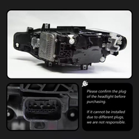 Conjunto de Faros LED para BMW Serie 3 F30 2013-2018, Ojos de Ángel de Doble Color, Luces DRL e Intermitentes