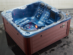 Vente chaude <span class=keywords><strong>Spa</strong></span> extérieur pour 6 personnes <span class=keywords><strong>Bain</strong></span> à <span class=keywords><strong>remous</strong></span> Nouvelle fonction Whirlpool avec salon en acrylique rentable - Product Image 5