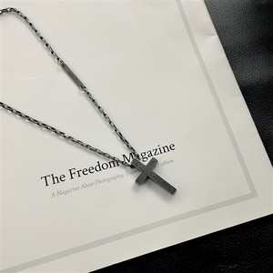 Colar Cruz de Aço Inoxidável Personalizado para Homens e Mulheres, Pingente Crucifixo, Joias para Meninas - Product Image 6