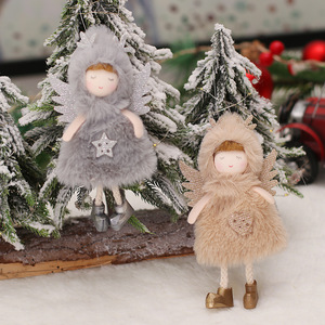 Christmas Decoration Christmas <b>Ornament</b> Doll Xmas <b>Ornaments</b> Fabric Plush <b>Angel</b> Pendant Christmas Tree Home Decor - Product Image 5
