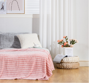 Jacquard promozione design coperta in pile di flanella molto morbida e confortevole due <span class=keywords><strong>laywers</strong></span> per tutte le stagioni - Product Image 5