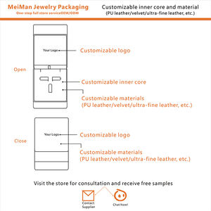 Meiman Custom logo PU Leather <strong>Bracelet</strong> <strong>Box</strong> Creative Gift Jewelry Packaging <strong>Box</strong> Suitable for Valentine's Day Gifts - Product Image 6