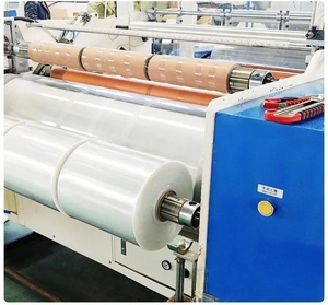 <b>LLDPE</b> Soft Casting Stretch Film Roll 12 Micron Transparent Plastic Pallet Wrapping Hand Stretch Film - Product Image 2