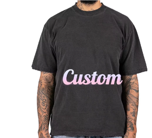T-shirt imprimé surdimensionné pour homme avec lignes jaunes, col rond, manches courtes, style streetwear, tissu tricoté respirant - Product Image 3