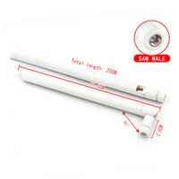 Antenne Cellulaire Tejaite ANT-F 433MHz/5GHz en Gros pour RPSMA, Antenne Omnidirectionnelle en Caoutchouc 3dBi 6dBi à Vis RF