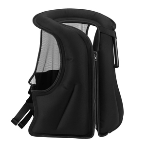 سترة رياضية من النيوبرين بخصر قابل للتعديل للكبار سترة نجاة قابلة للنفخ بسحاب للغطس وركوب الأمواج - Product Image 1