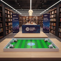 Kit de Robótica de Fútbol con Bloques de Construcción ABS de Seis Lados y Control Remoto, Preprogramado para Niños de 4 a 7 Años, Educación Temprana