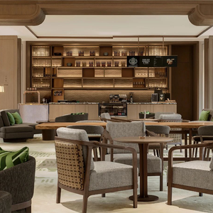 Diseño Profesional de Vestíbulo de Hotel de Lujo Moderno de Cinco Estrellas Llave en Mano con Planos de Diseño CAD y Renderizado 3D - Product Image 2