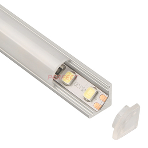 Profilé <span class=keywords><strong>LED</strong></span> en aluminium pour plafond et mur, bande <span class=keywords><strong>LED</strong></span> pour armoire, 2 m, profilé en U, pour salles blanches - Product Image 6