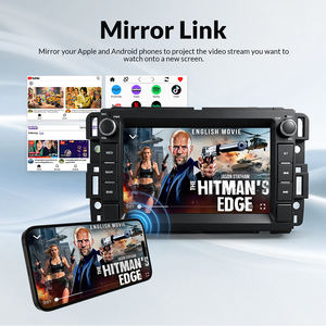 Radio Estéreo para Auto con Carplay Inalámbrico, Android Auto, Mirror Link, Radio FM, Ajuste de Ecualizador para GMC, Chevrolet, Buick - Product Image 2