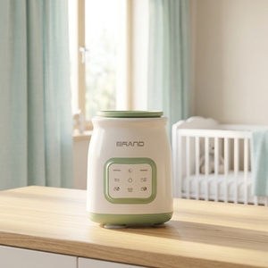 Máquina para Preparar <span class=keywords><strong>Biberones</strong></span> 2 en 1, Calentador de <span class=keywords><strong>Biberones</strong></span> y Mezclador de Leche Eléctrico Portátil con Luz Nocturna - Product Image 5