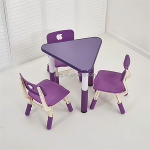 ขาโต๊ะปรับระดับได้หลากสีสันยอดนิยมสำหรับโรงเรียนอนุบาล โต๊ะและเก้าอี้เด็กสำหรับโรงเรียนอนุบาลจาก <span class=keywords><strong>Kmart</strong></span> - Product Image 1