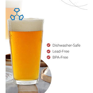 Venta al por mayor 480ML 16oz cerveza creativa pinta vidrio con logotipo personalizado barato al por mayor logotipo personalizado cristalería cerveza jarras - Product Image 2